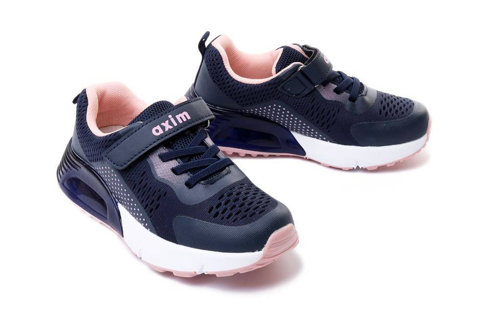 AXIM 2A22160 granat, półbuty dziecięce, rozmiary 24-29