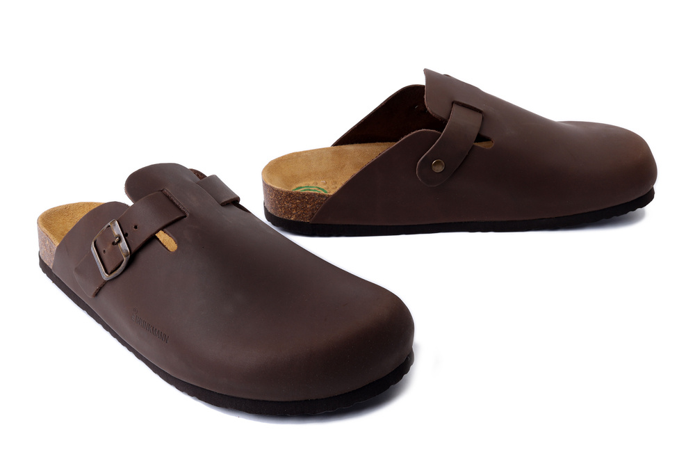 DR. BRINKMANN 600055-02 mokka, klapki męskie