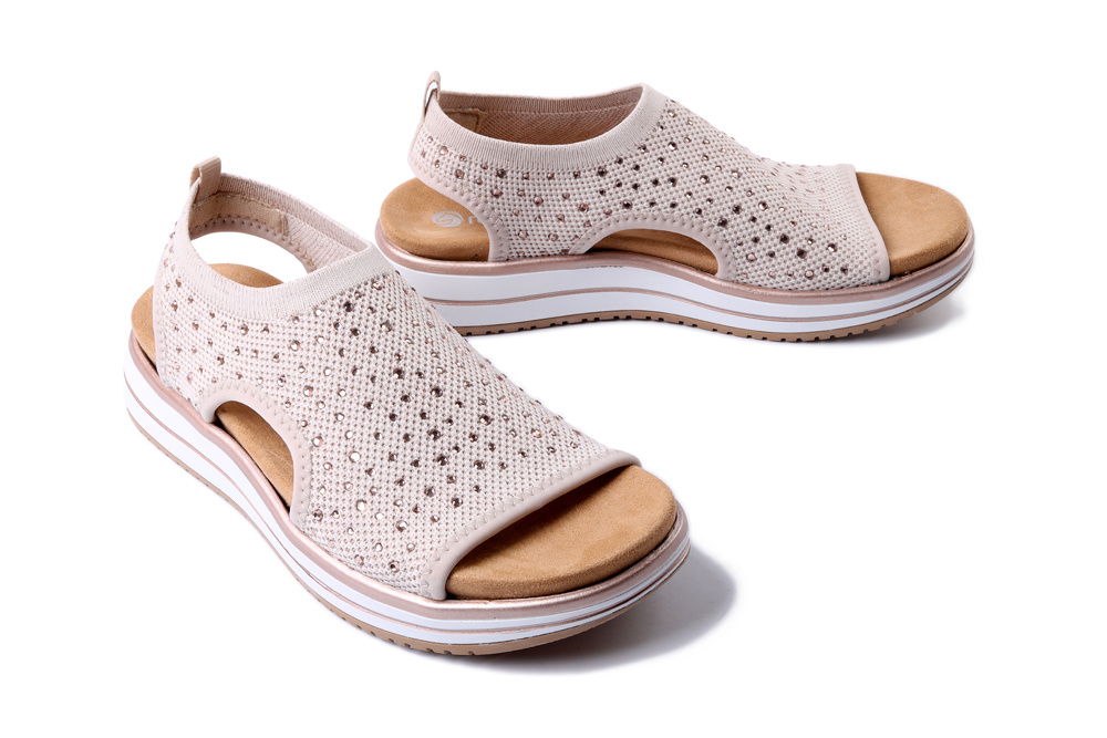 RIEKER REMONTE D1J55-31 pink, sandały damskie