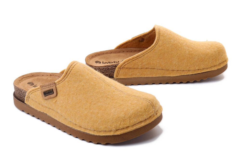 INBLU DJ-10 006 żółty, kapcie damskie