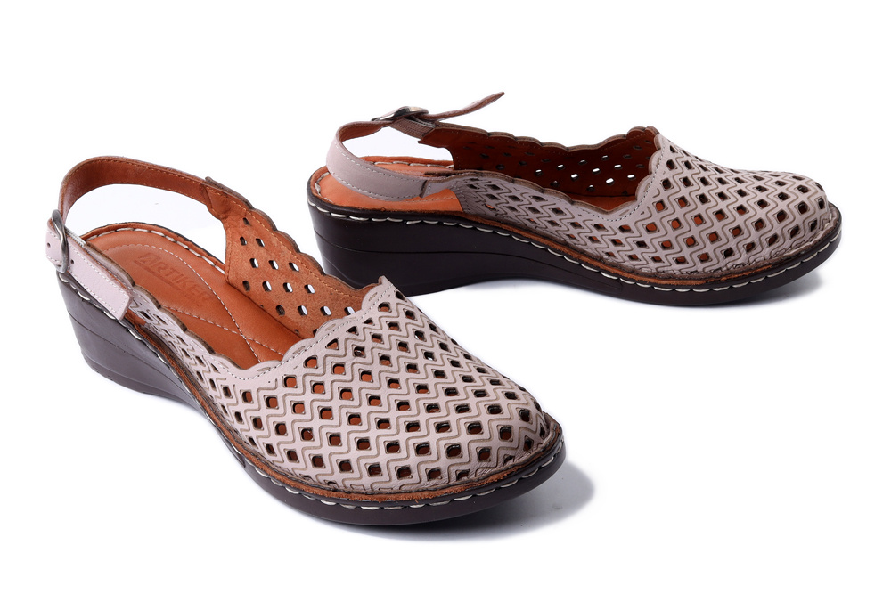 ARTIKER RELAKS 56C0066 popielaty, sandały damskie