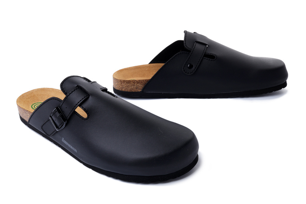 DR. BRINKMANN 600140-1 DS schwarz, klapki profilaktyczne męskie, rozmiary: 48-50