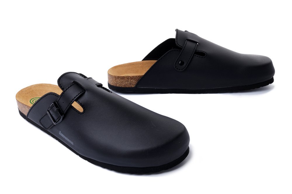 DR. BRINKMANN 600140-1 DS schwarz, klapki profilaktyczne męskie, rozmiary: 48-50