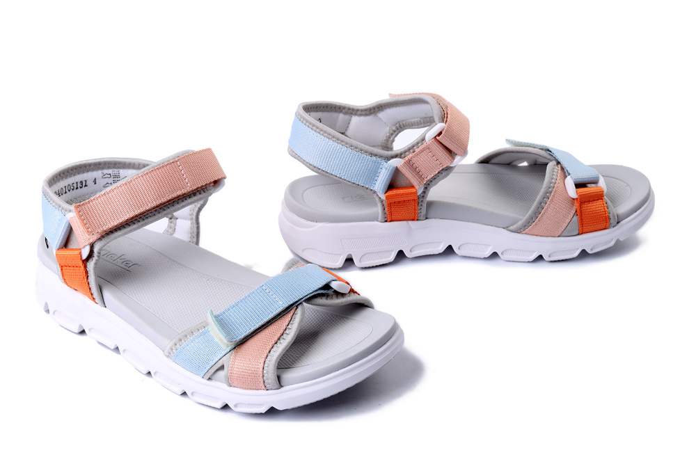 RIEKER V8401-92 multi, sandały damskie