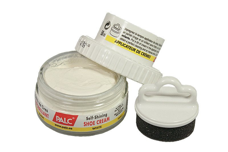 PALC pasta słoik 50 ml biały, pasta samopołyskowa w kremie z aplikatorem