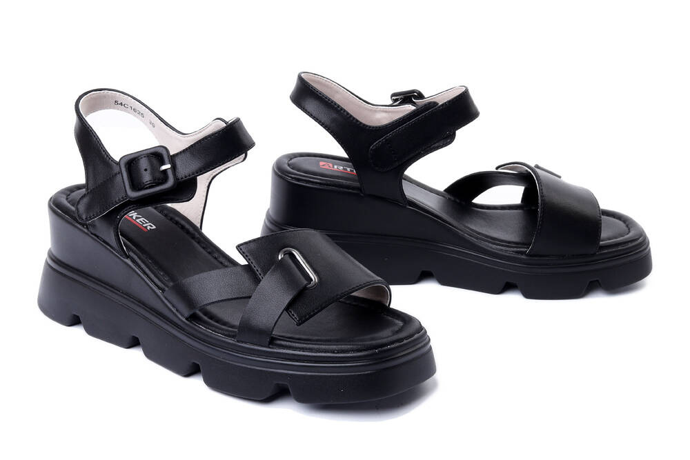 ARTIKER RELAKS 54C1625 czarny, sandały damskie
