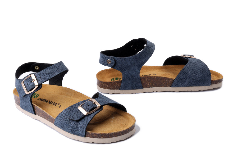 DR. BRINKMANN 710211-05 blau, sandały damskie