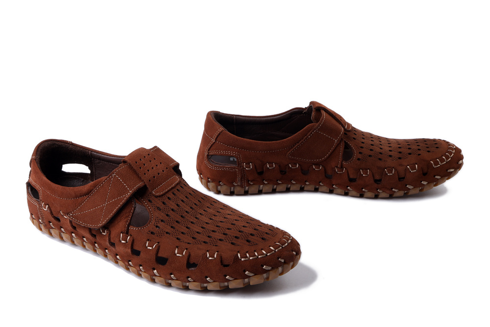 MANITU 620020-02 braun, półbuty męskie