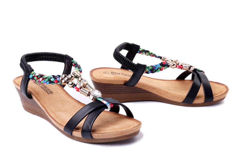 ARTIKER RELAKS 54C1336 czarny, sandały damskie