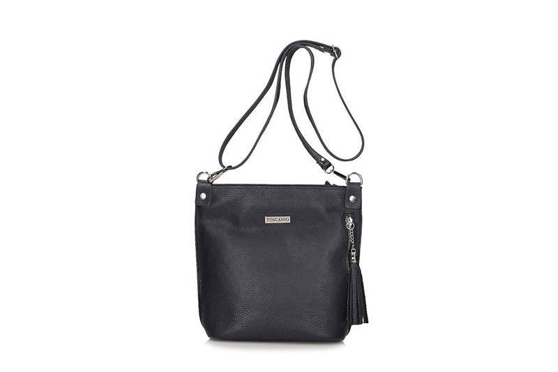 TOSCANIO B61 granatowy, torebka damska