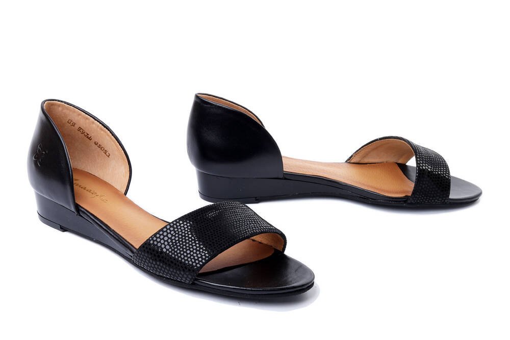 MACIEJKA 01971-11/00-5 czarny, sandały damskie