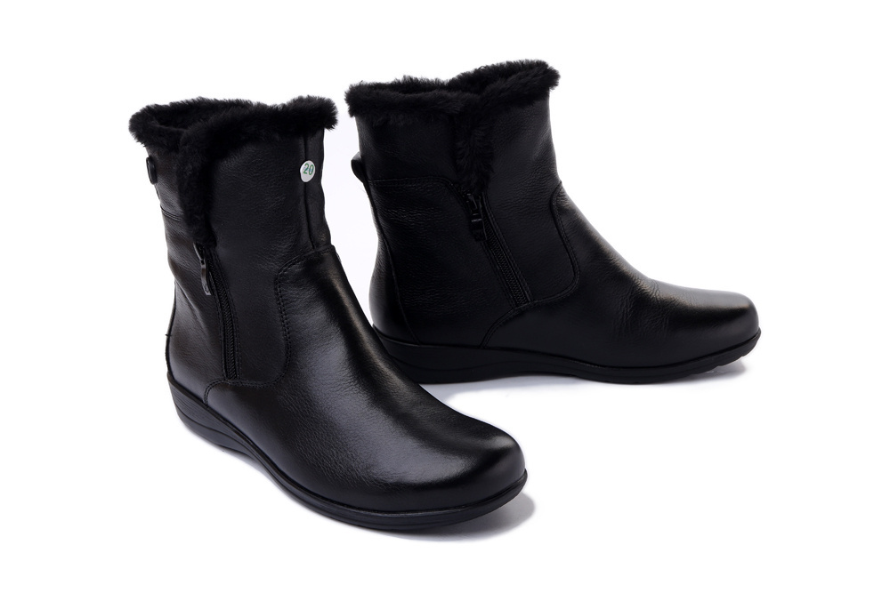 CAPRICE 9-26408-41 022 black nappa, botki damskie