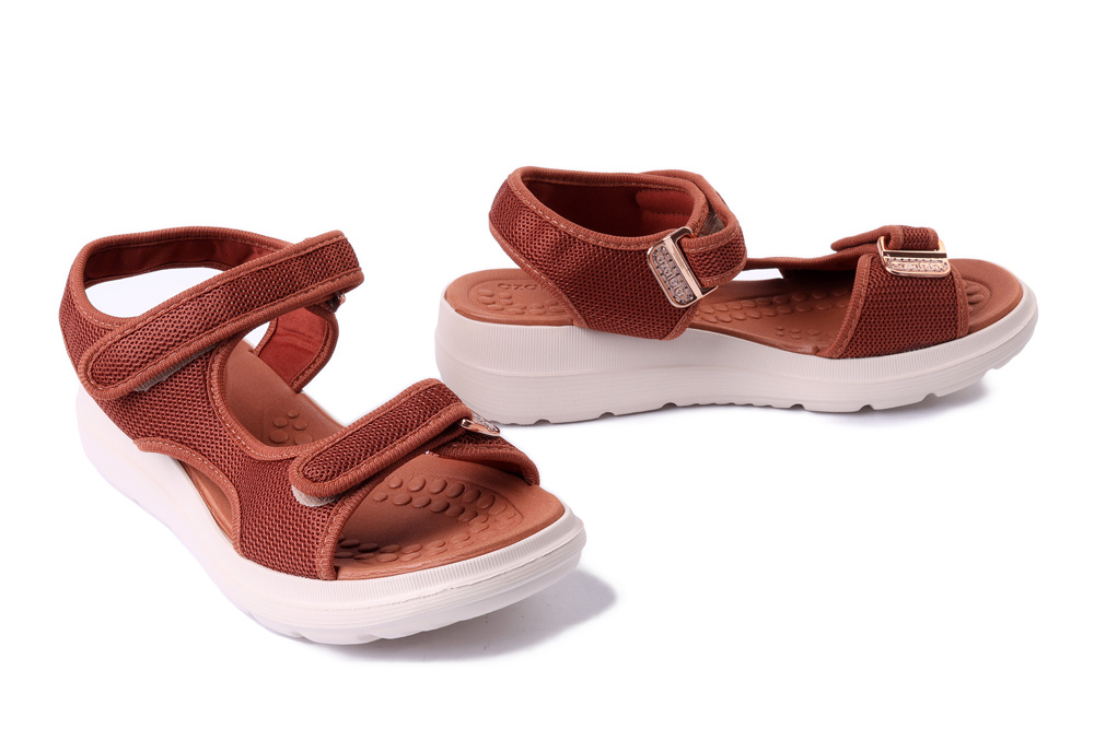 AZALEIA 18833 GREICE SOFT PAPETE AT000 light brown, sandały damskie