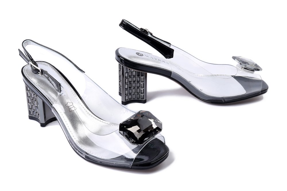 SCAVIOLA S-360 BLACK, sandały damskie