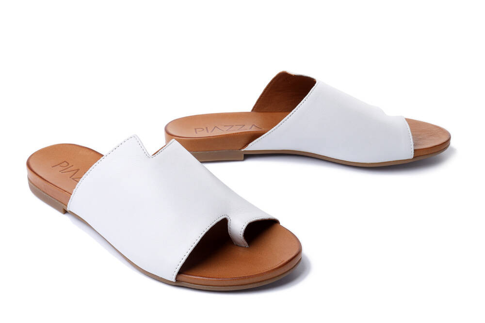 PIAZZA 900000-81 offwhite, klapki damskie