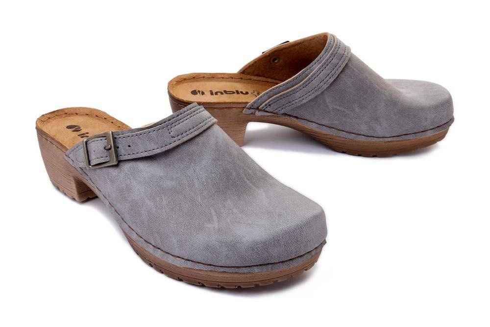 INBLU BL-04 045 szary, klapki damskie