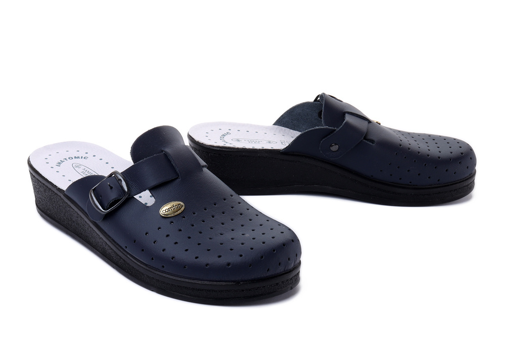 SANITAL FLEX 708/I blue, klapki damskie