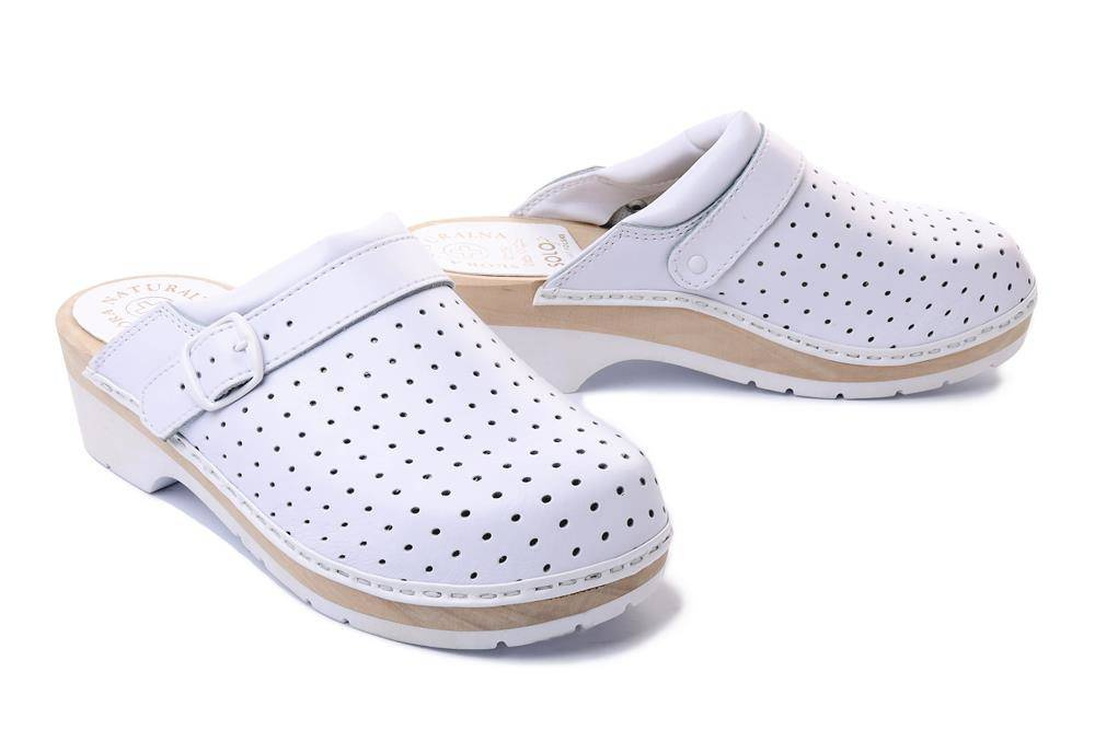 SOLO 100 biały, klapki profilaktyczne damskie