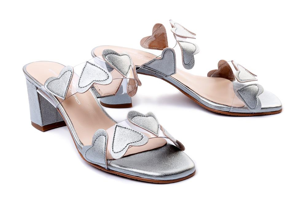 BRENDA ZARO T3589 mercuri, klapki damskie