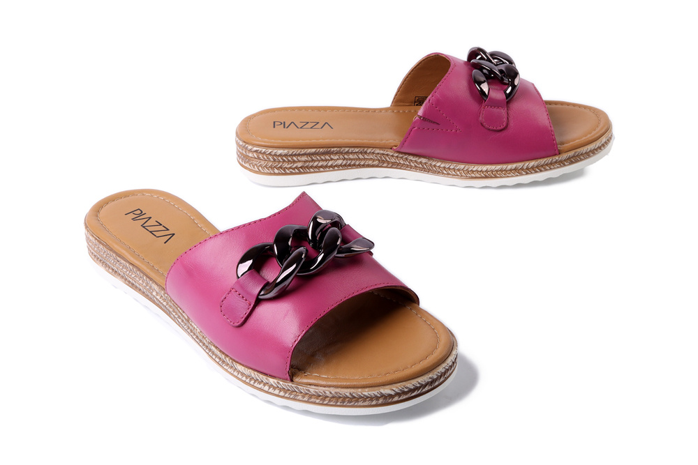 PIAZZA 900159-43 pink, klapki damskie