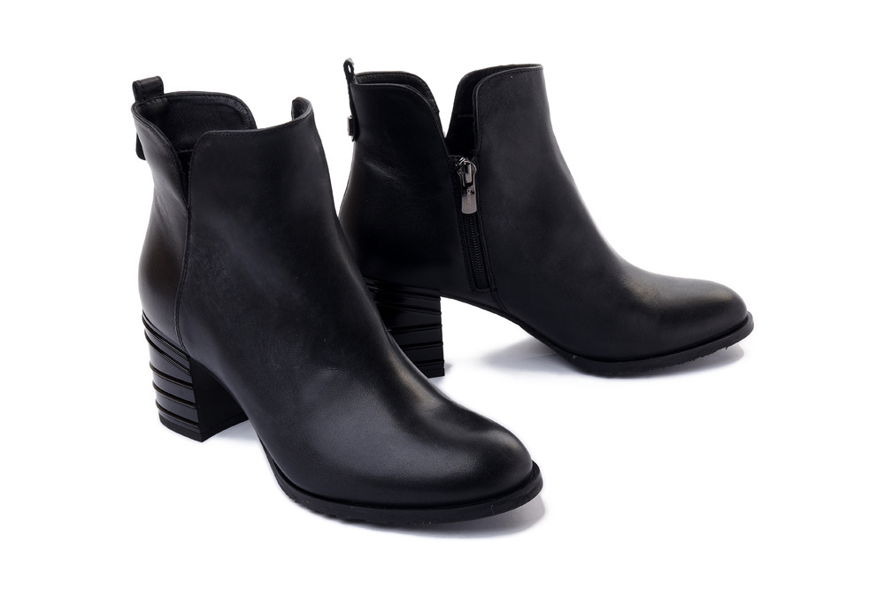 BIOECO BY ARKA 7787 0308+1430 czarny, botki damskie