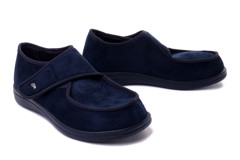 BEFADO DR ORTO 076M 002 granatowy, obuwie profilaktyczne męskie