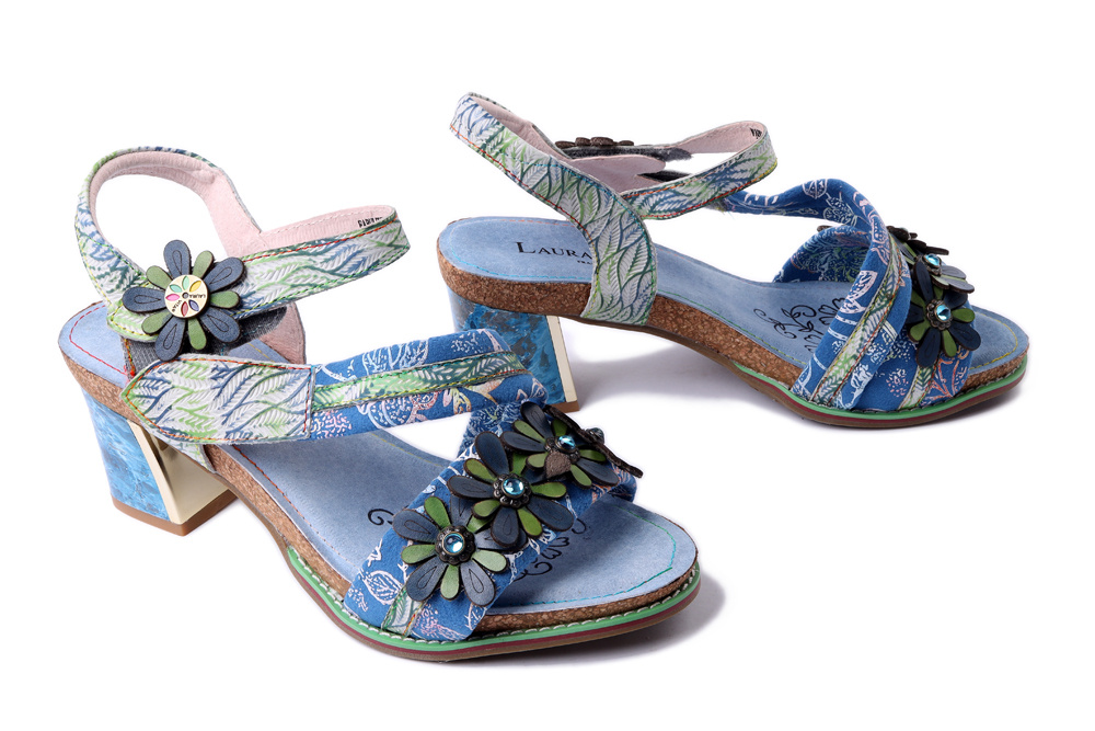 LAURA VITA 0006810 Fabuleuxo 12 jeans, sandały damskie