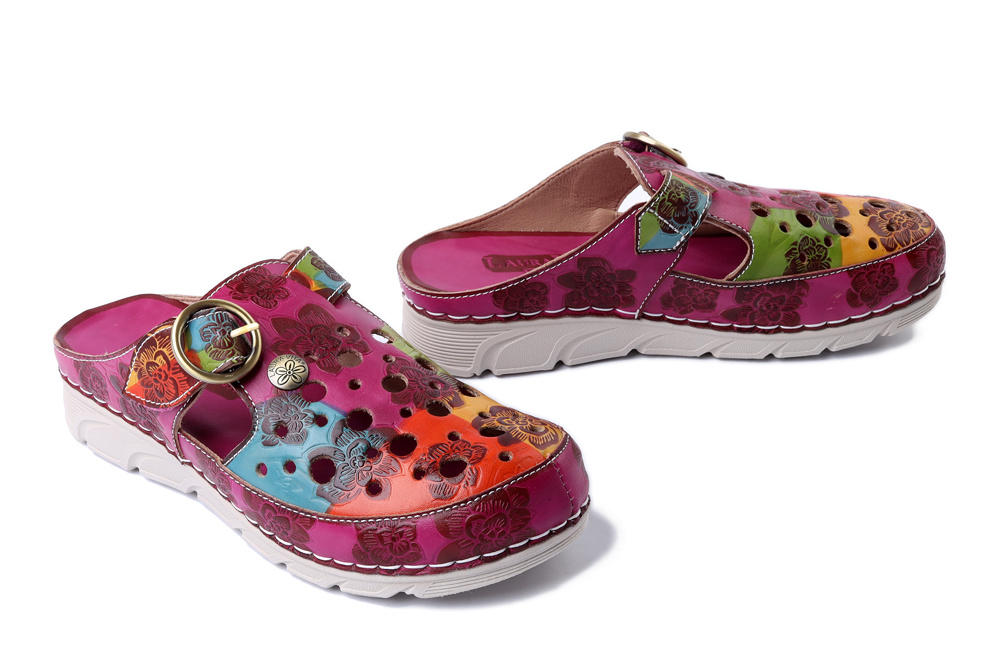 LAURA VITA 0006013 Dorry 08 fushia, klapki damskie