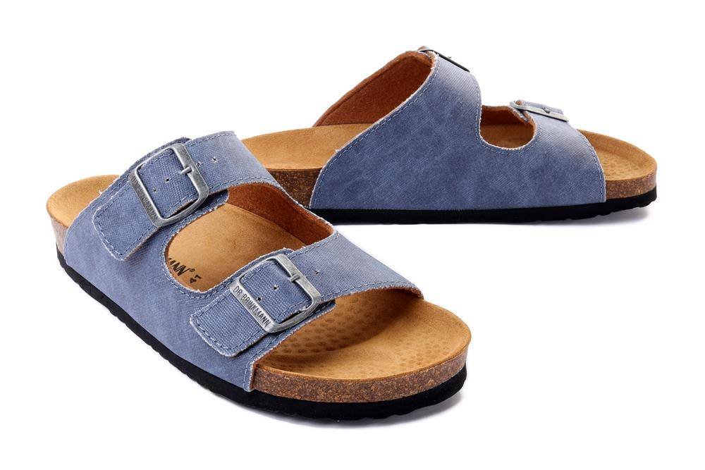 DR. BRINKMANN 600056-51 denim, klapki profilaktyczne męskie