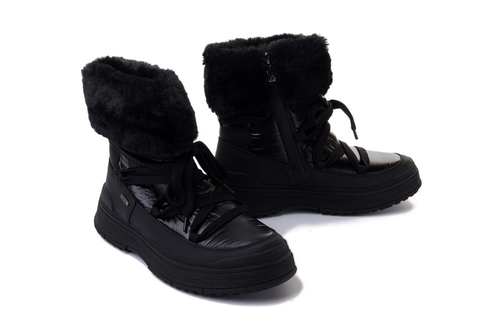 CAPRICE 9-26214-41 019 black comb, śniegowce damskie