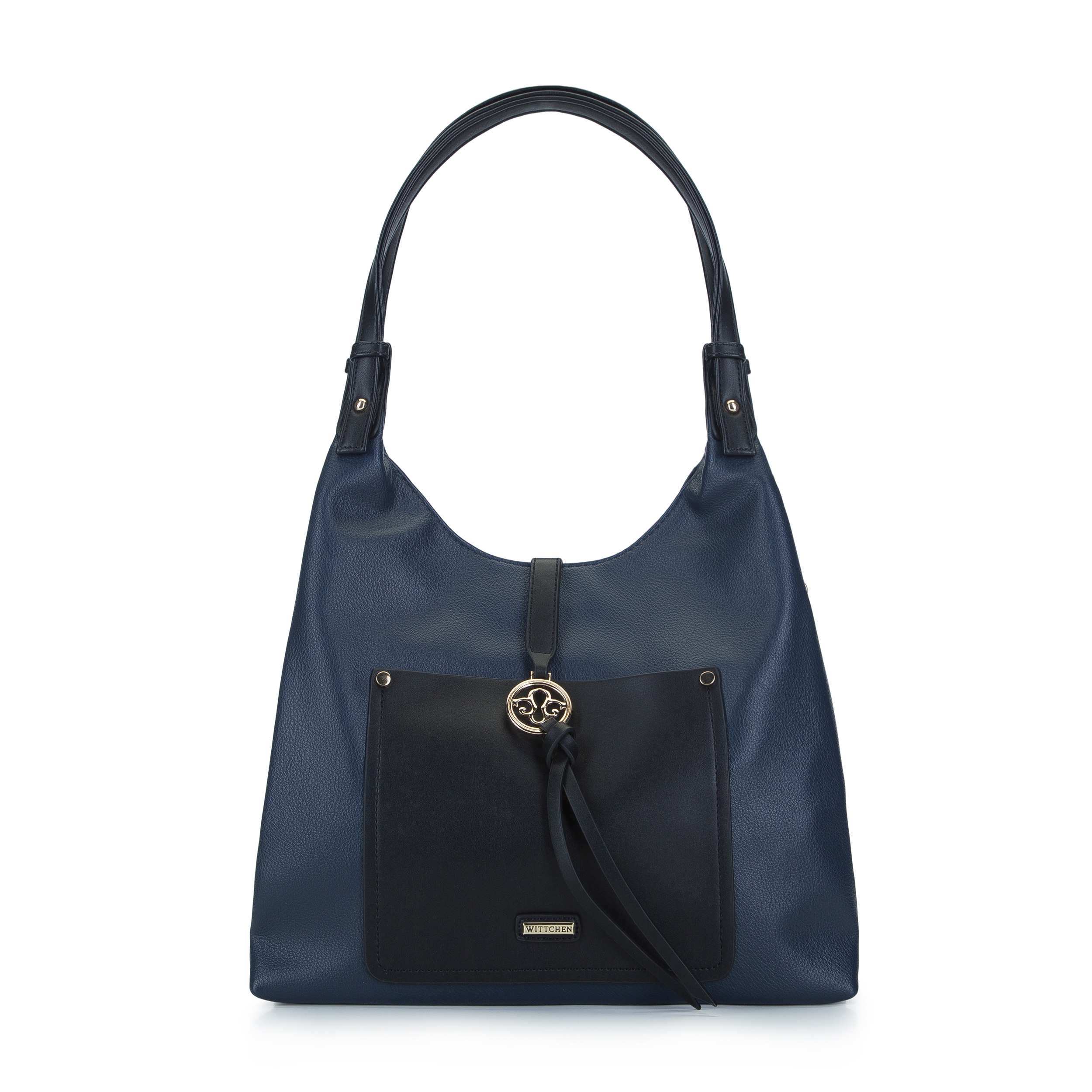 Torebka worek z ozdobą na pasku