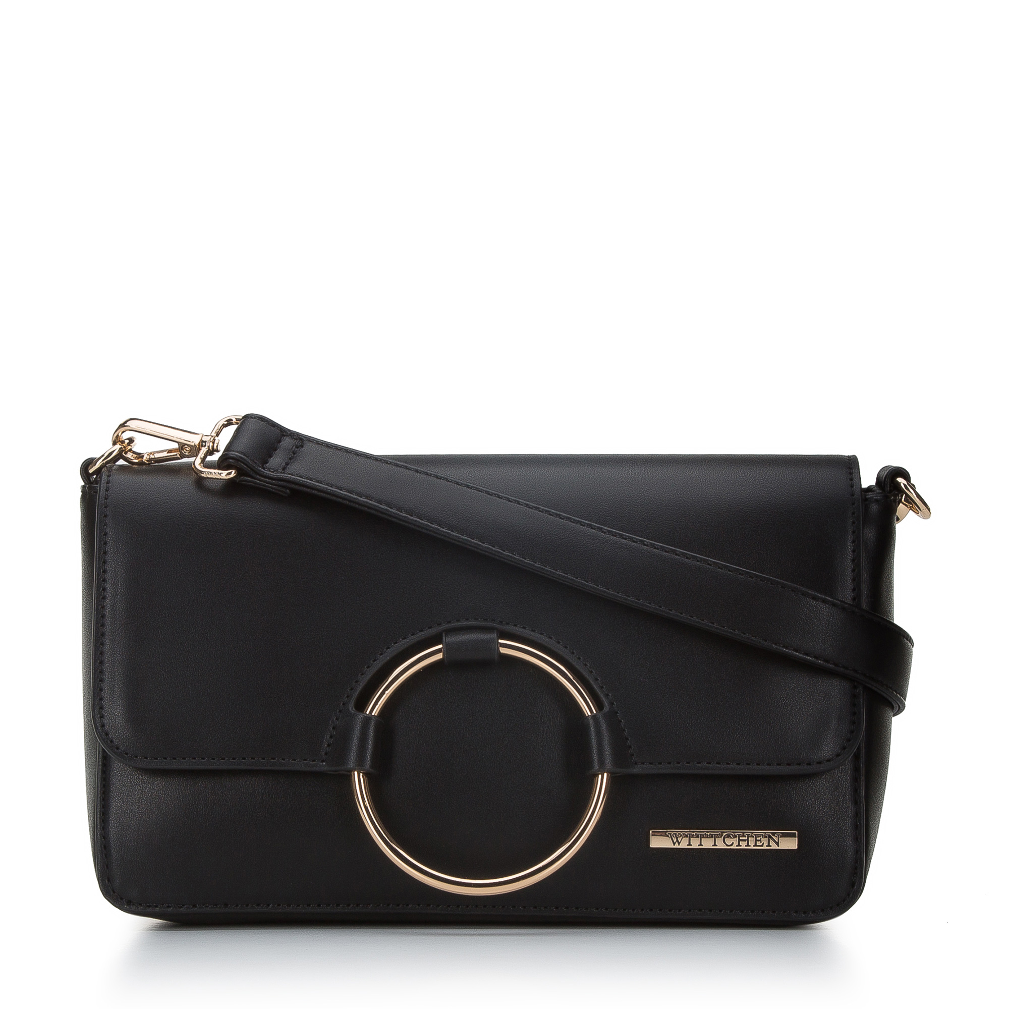 Damska torebka z kółkiem na klapie