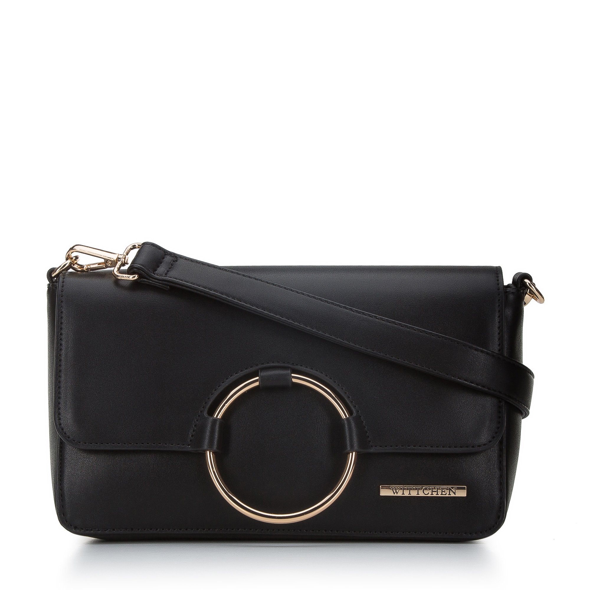 Damska torebka z kółkiem na klapie