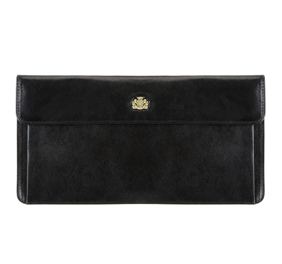 Etui na bilet lotniczy skórzane