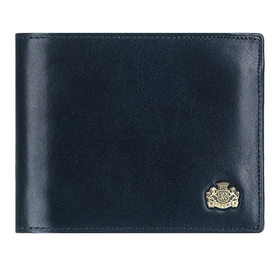 Męski portfel skórzany z dwoma suwakami