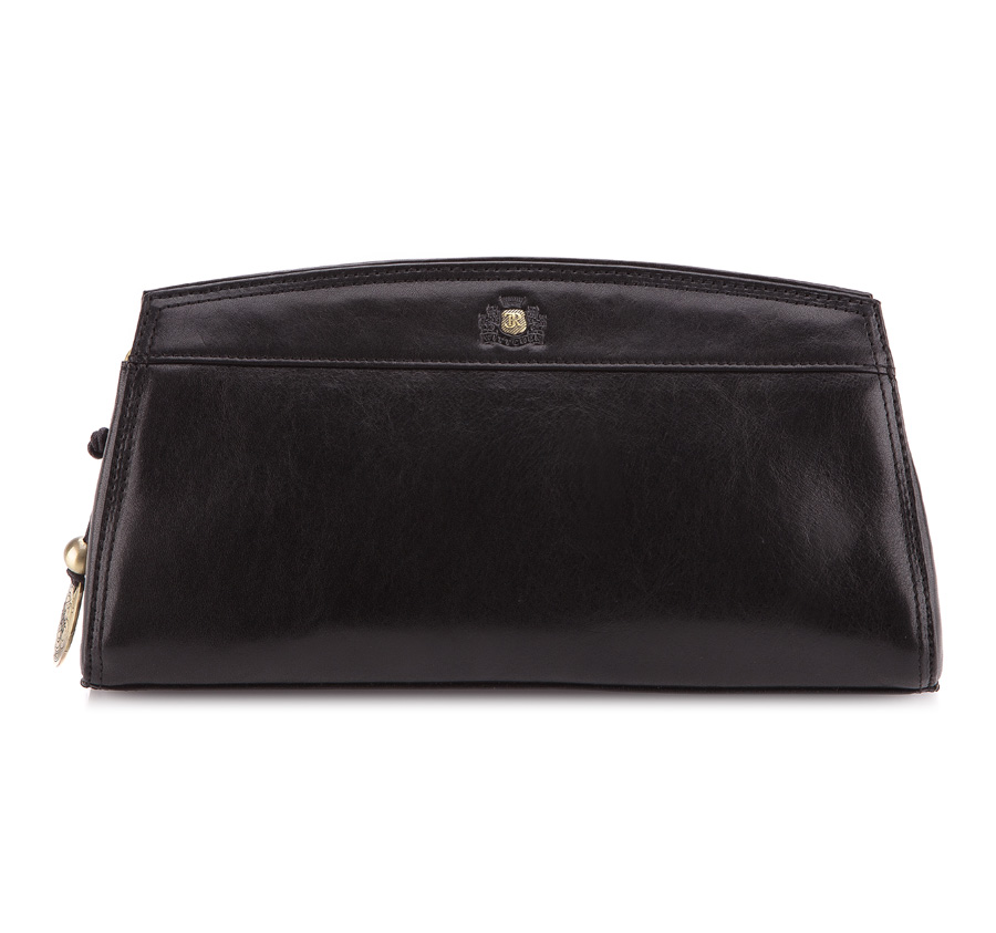 Kopertówka skórzana na podwójne magnetyczne zapięcie