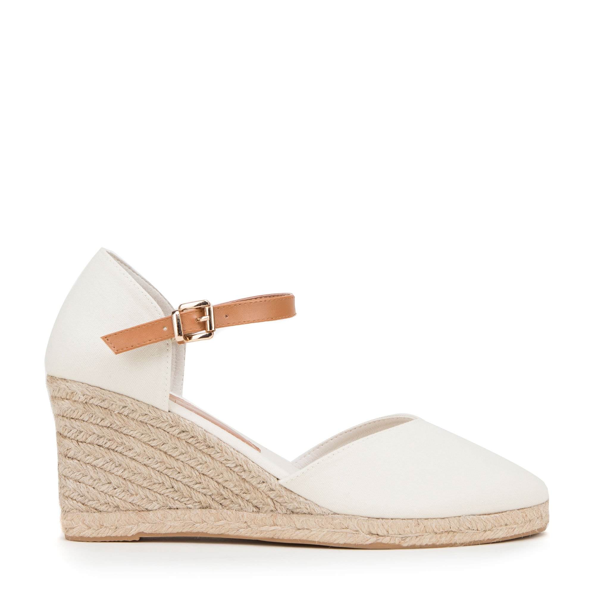 Damskie espadryle z paskiem
