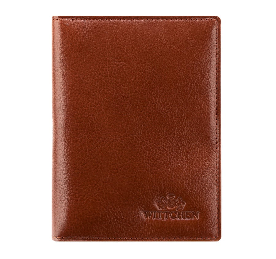 Etui na dokumenty skórzane pionowe