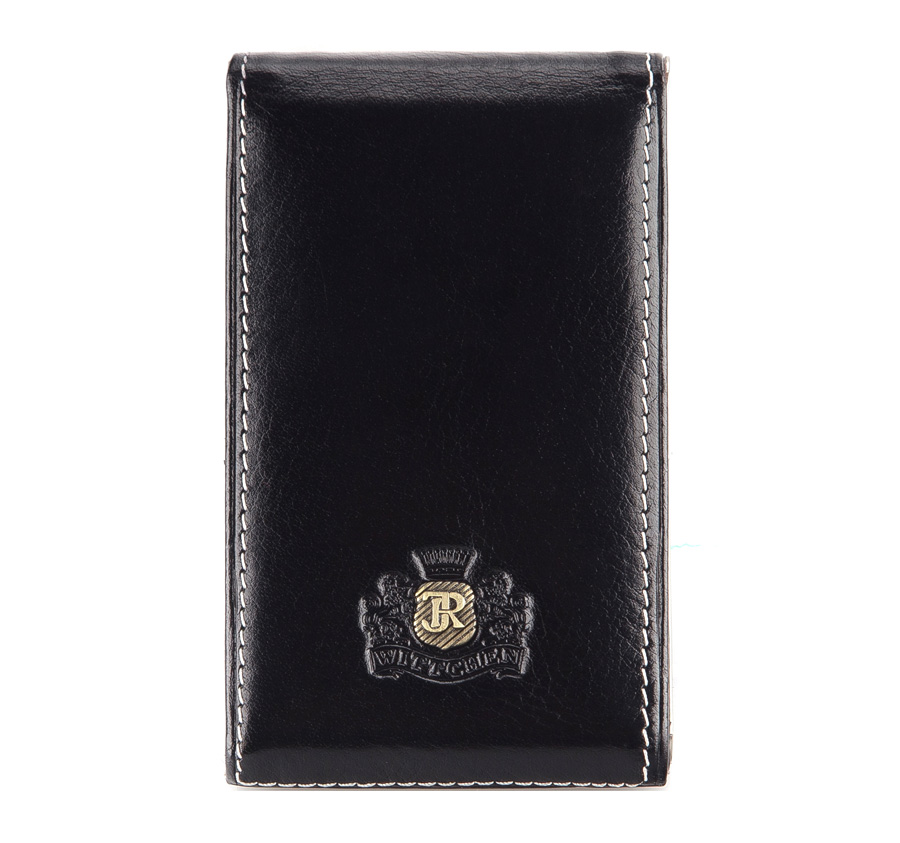 Etui na wizytówki ze skóry proste