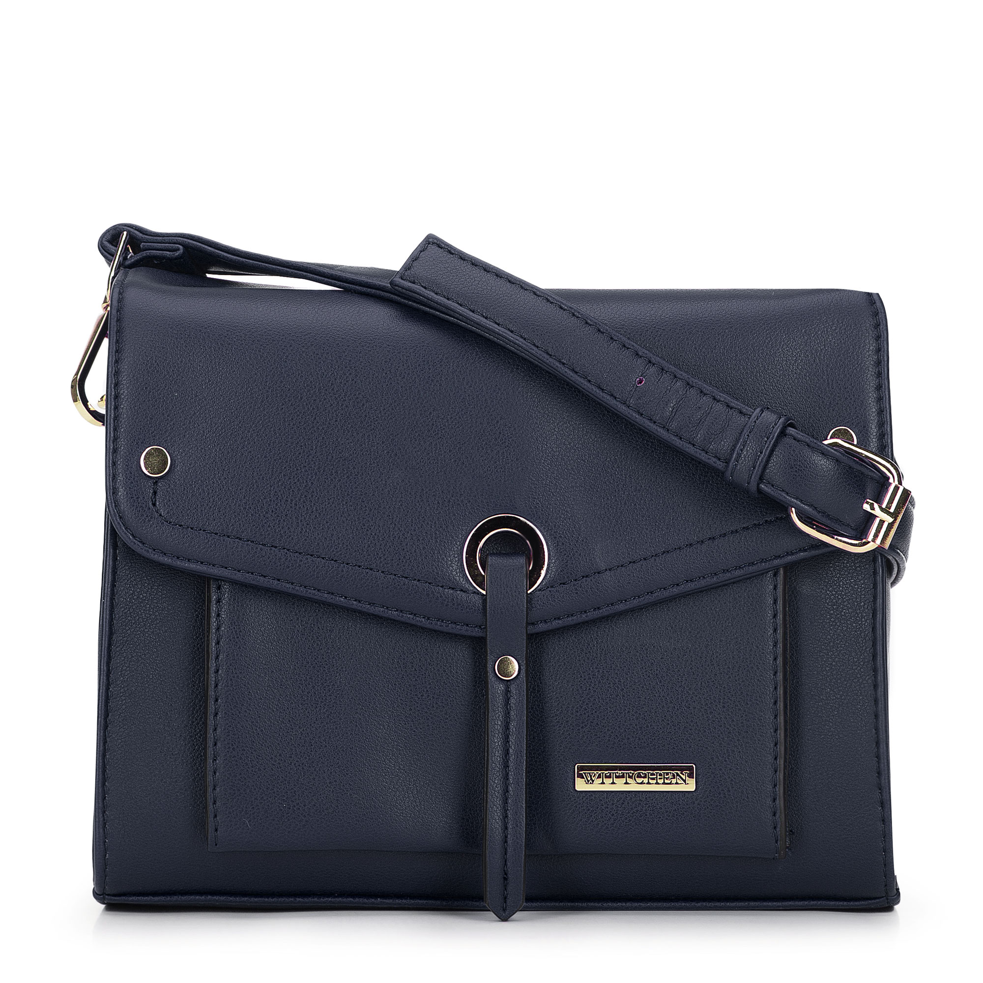 Damska listonoszka z ozdobną klapą