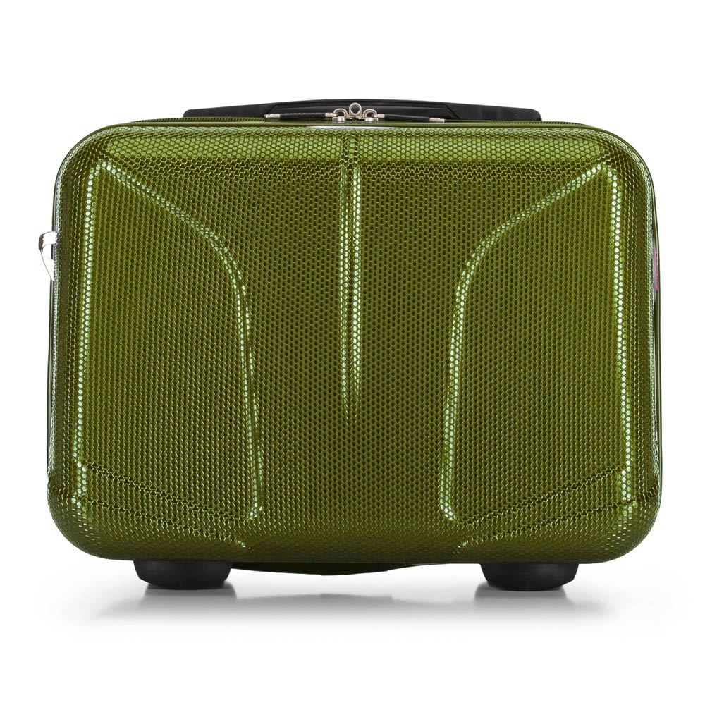 Kosmetyczka podrożna z polikarbonu żłobiona