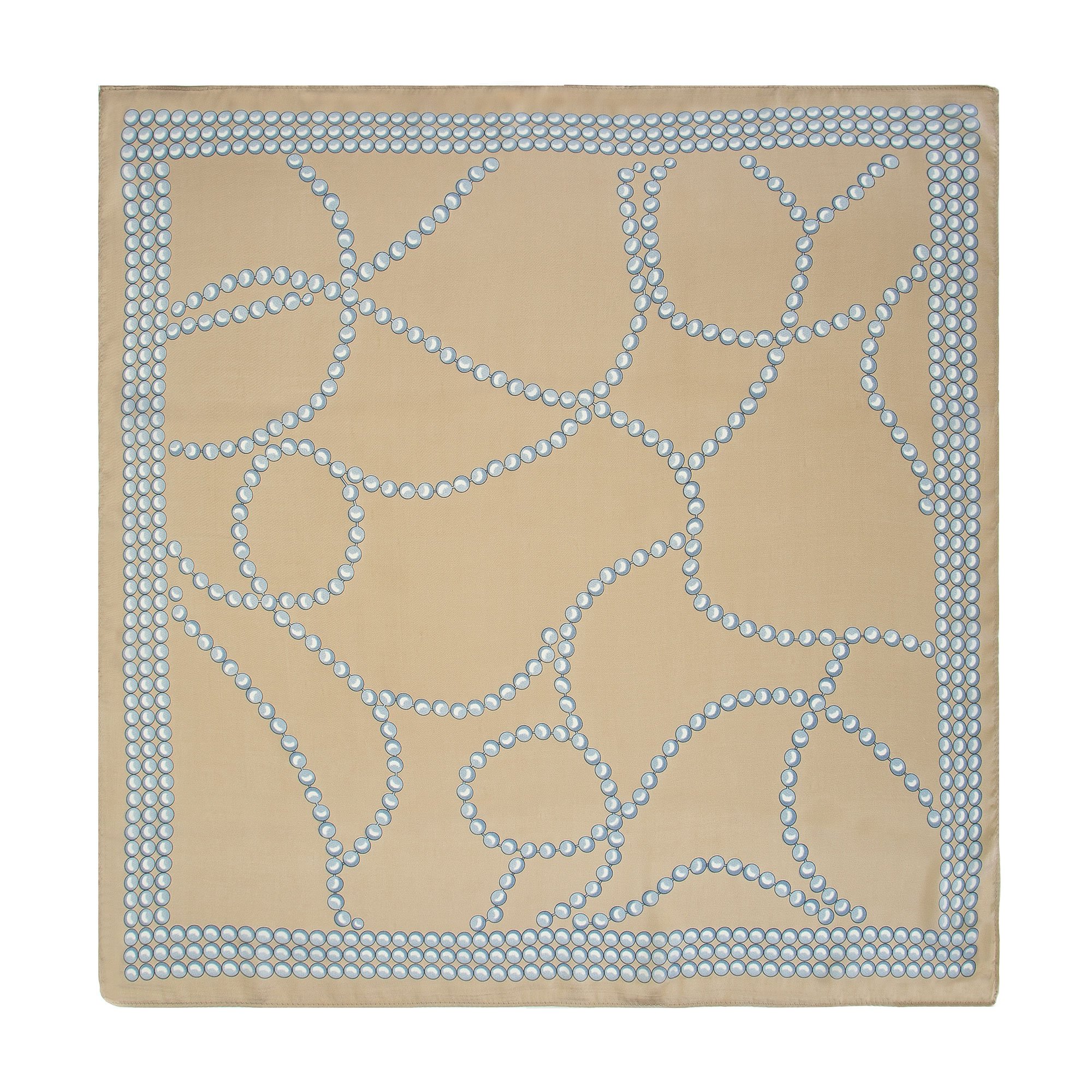 Apaszka we wzór z koralików