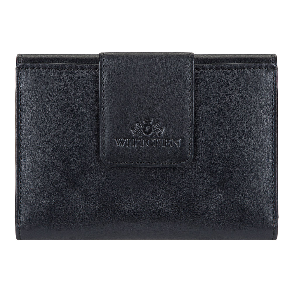 Damski portfel ze skóry z elegancką napą