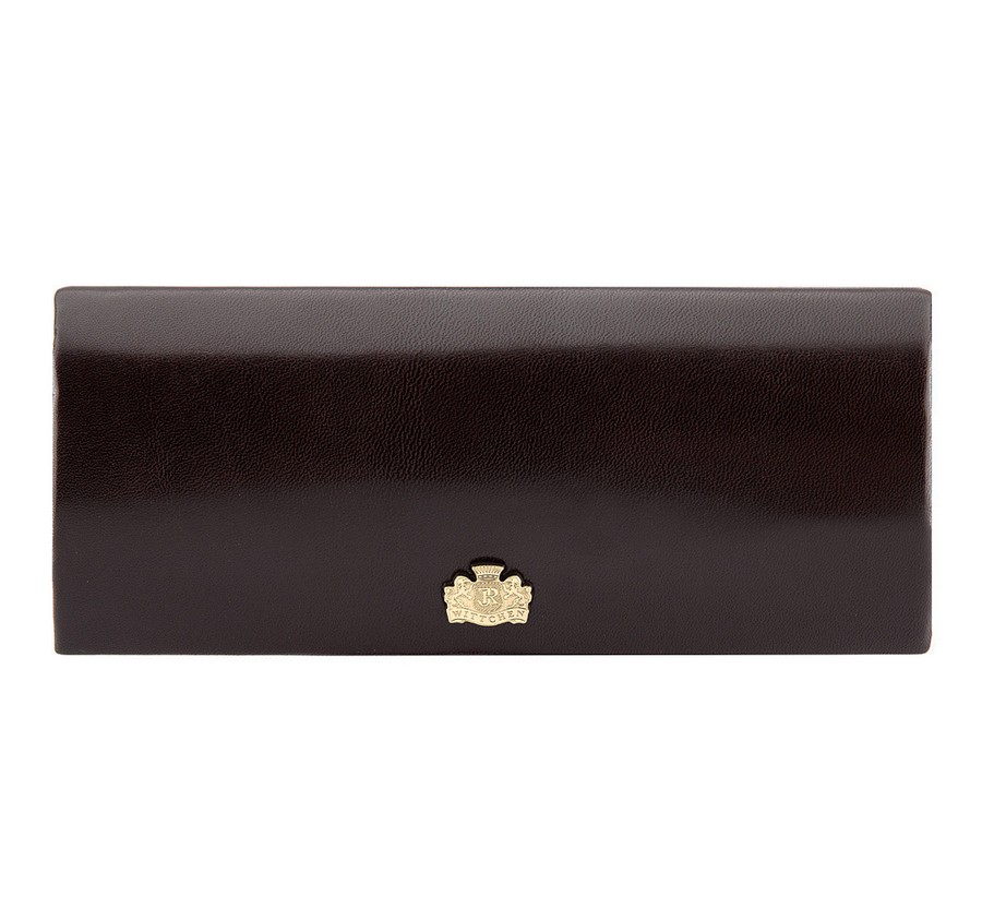 Etui na okulary skórzane gładkie