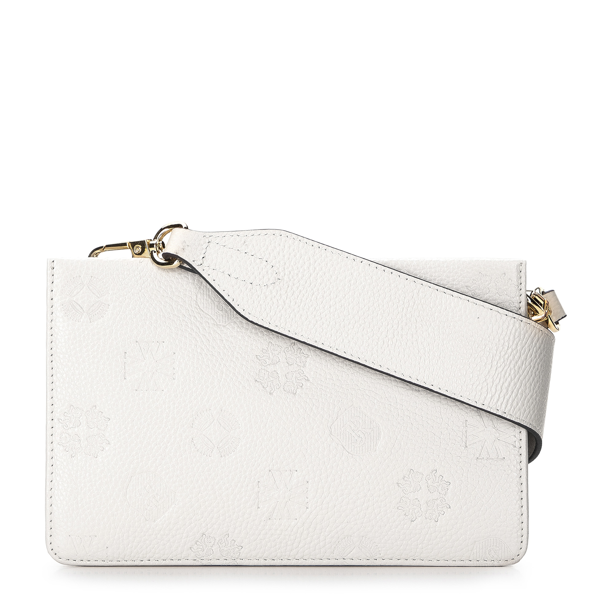 Minitorebka skórzana z monogramem pudełkowa