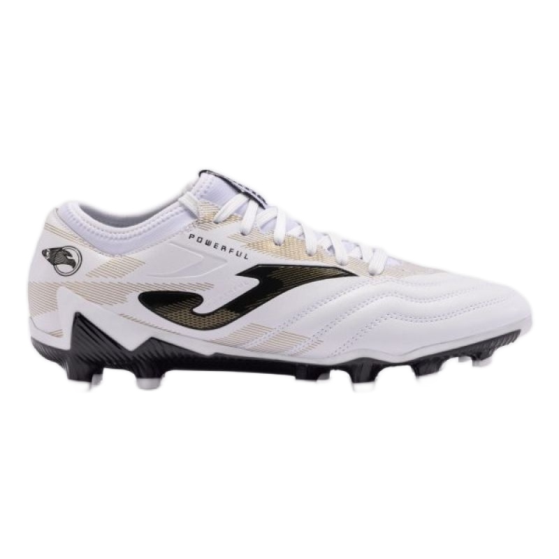 Joma Powerful 2402 White Gold Firm Ground białe