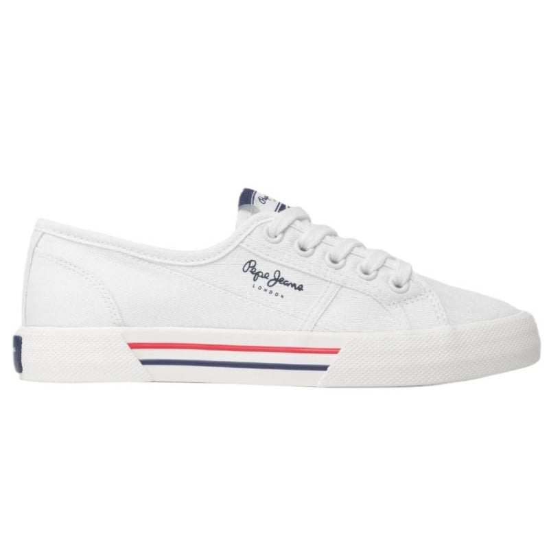 Buty Pepe Jeans Brady Basic W PLS31287 białe