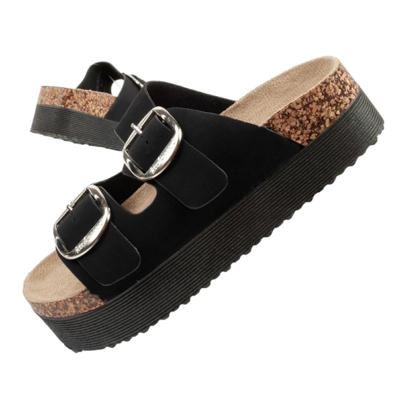 Klapki Lee Cooper LCW-25-35-3493L czarne