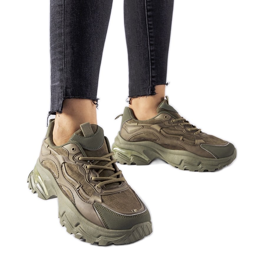 Zielone sneakersy Wolnut