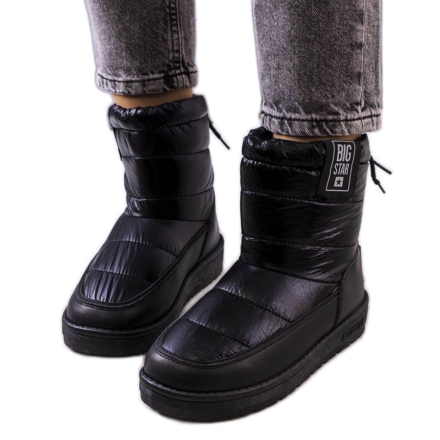 Big Star Czarne śniegowce II274120